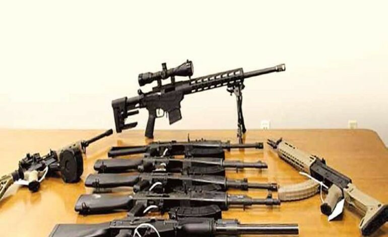 INCAUTA ARMAS QUE ERAN CONTRABANDEADAS A MÉXICO