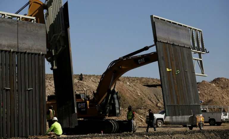 EL PENTÁGONO ANUNCIA CANCELACIÓN DE CONSTRUCCIÓN DE MURO FRONTERIZO