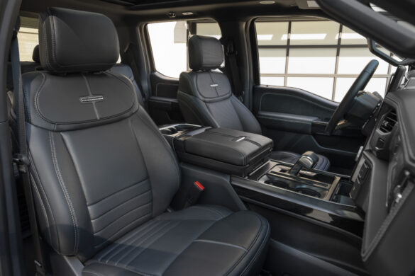 F-150 Lightning Platinum Black Interior