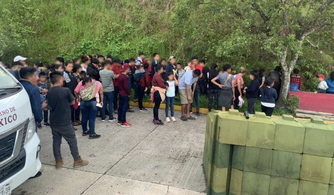 INMIGRANTES DETENIDOS EN MEXICO 2023