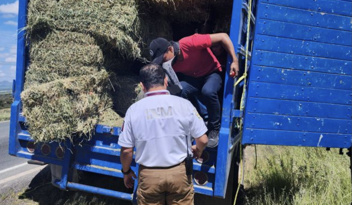 Migrantes rescatados en Zacatecas