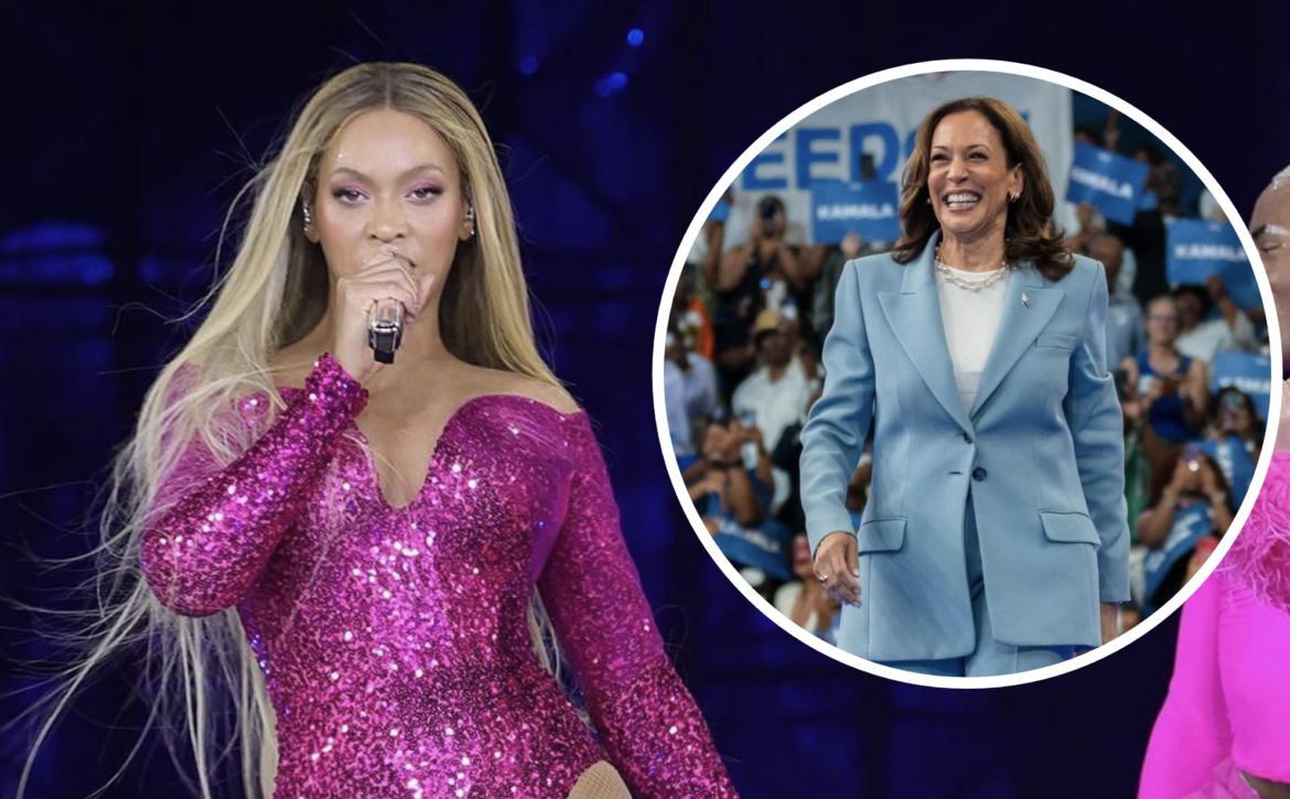 BEYONCE KAMALA HARRIS HOUSTON