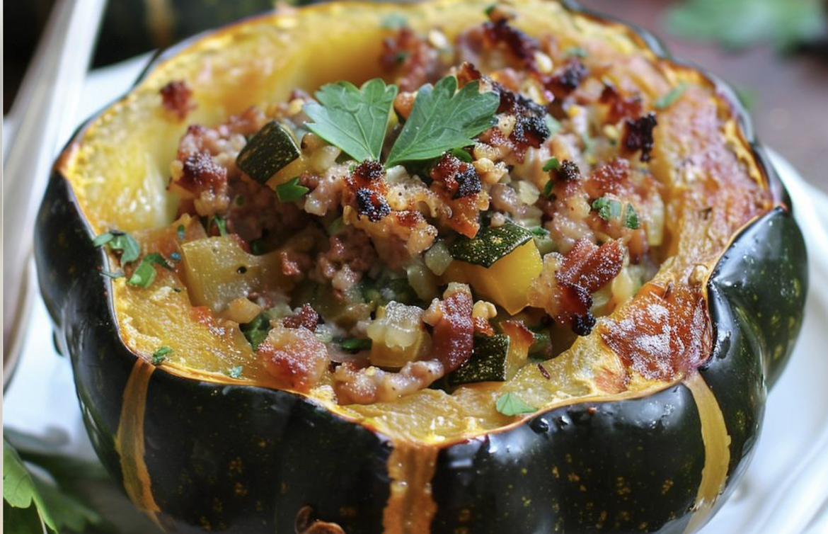 CALABAZA BELLOTA RELLENA