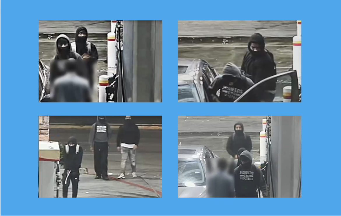 robo en gasolinera de Houston