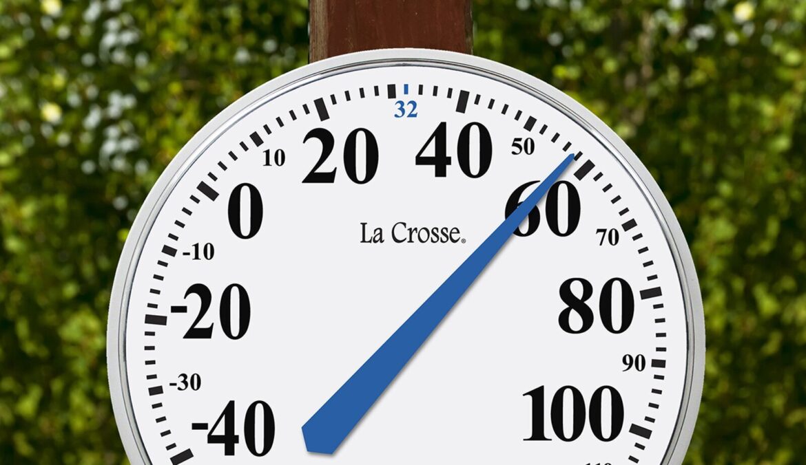 basic-and-practical-14-inch-outdoor-thermometer aumento de la temperatura en houston