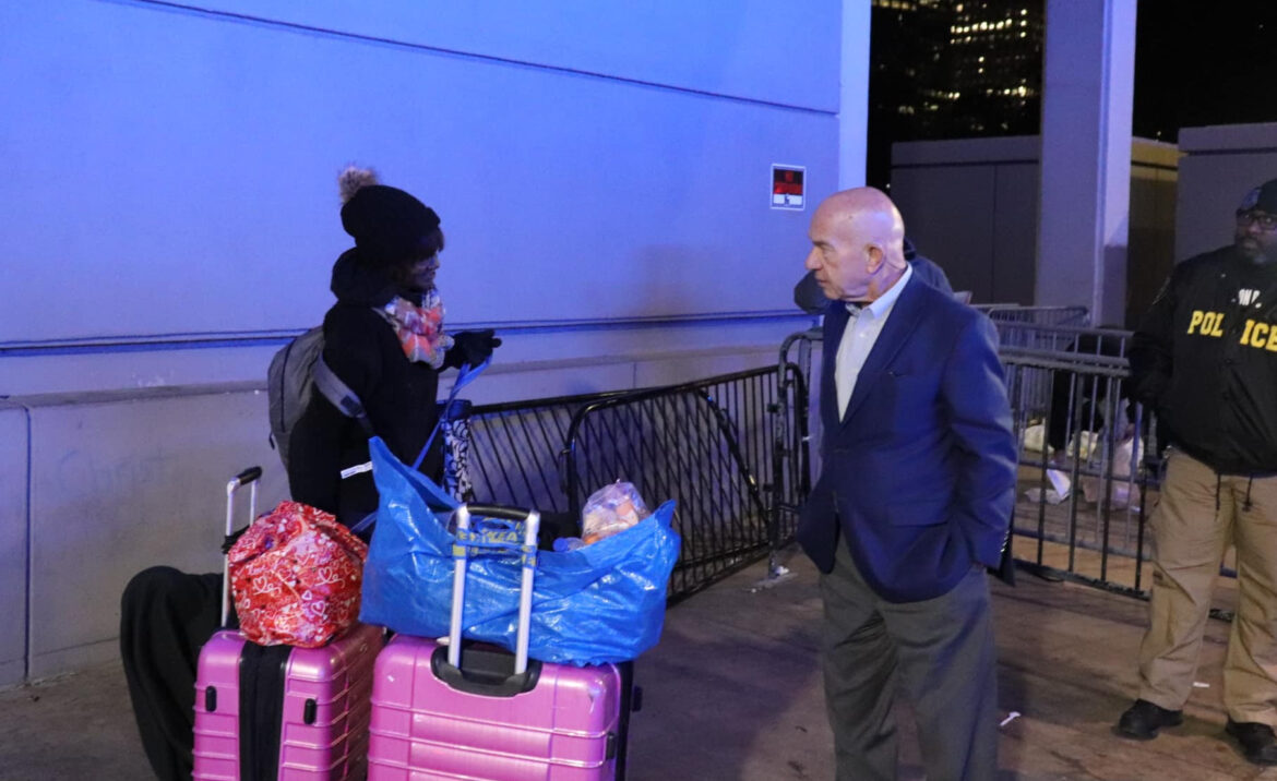 tormenta ártica en Houston