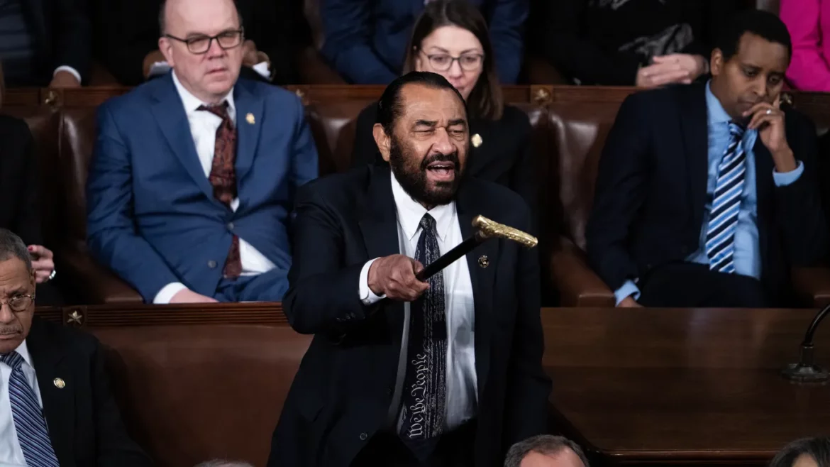 AL GREEN CONGRESS 9 Congresista Al Green es Censurado por Interrumpir a Trump