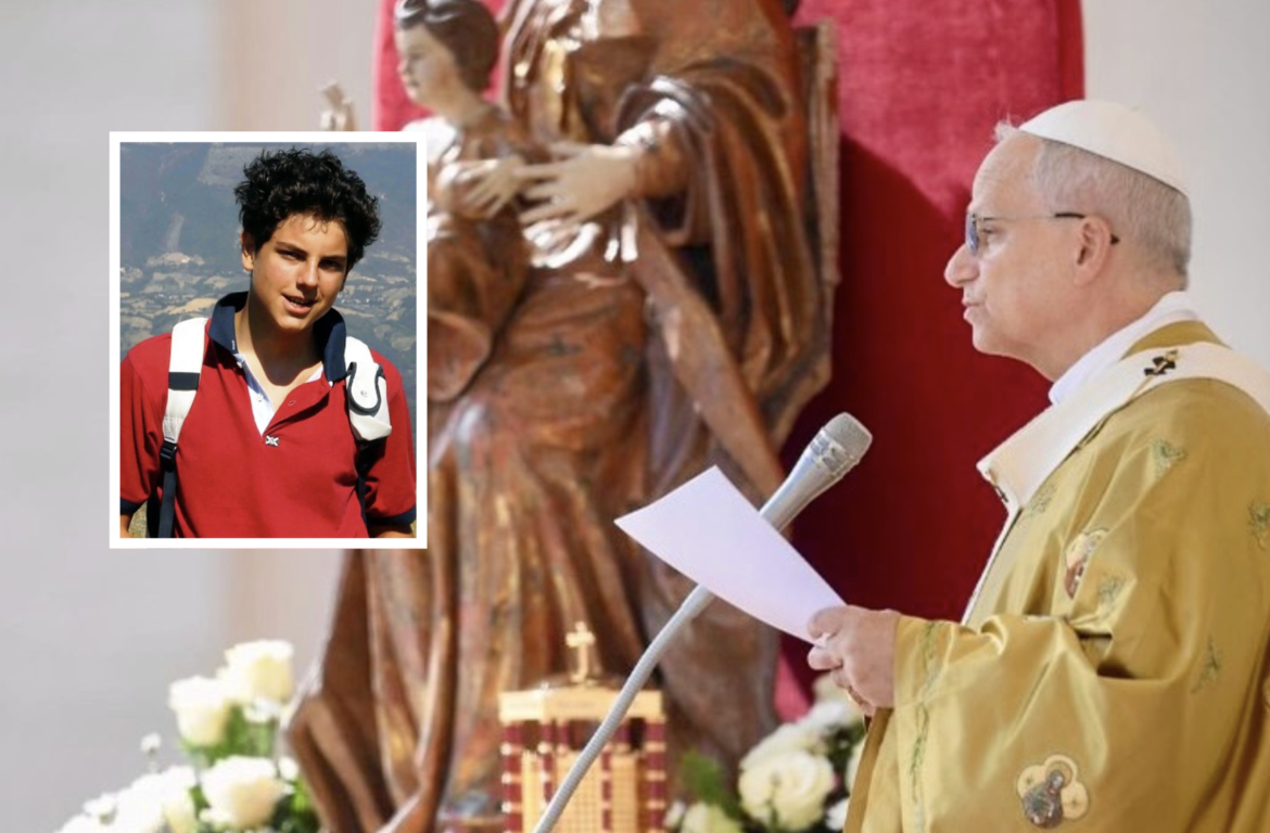 PAPA LEON XIV CARLO ACUTIS