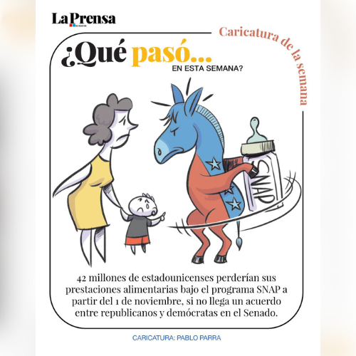 Caricatura de la semana en La Prensa de Houston