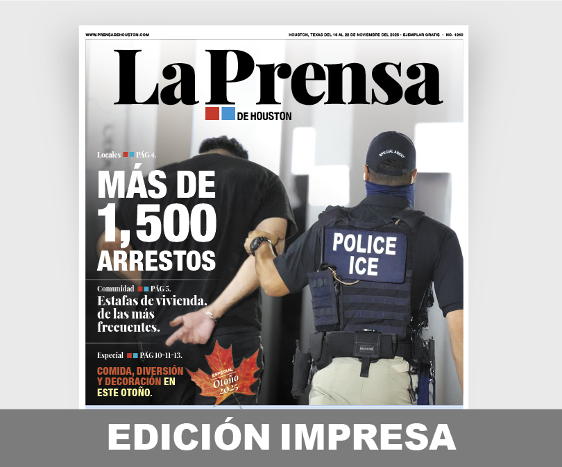 Edición impresa de La Prensa de Houston
