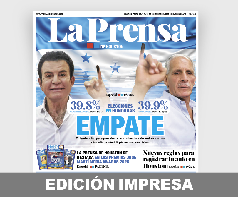 Edición impresa de La Prensa de Houston