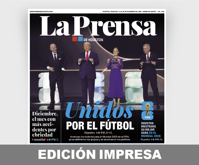 Edición impresa de La Prensa de Houston
