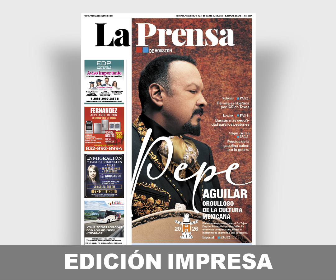 Edición impresa de La Prensa de Houston