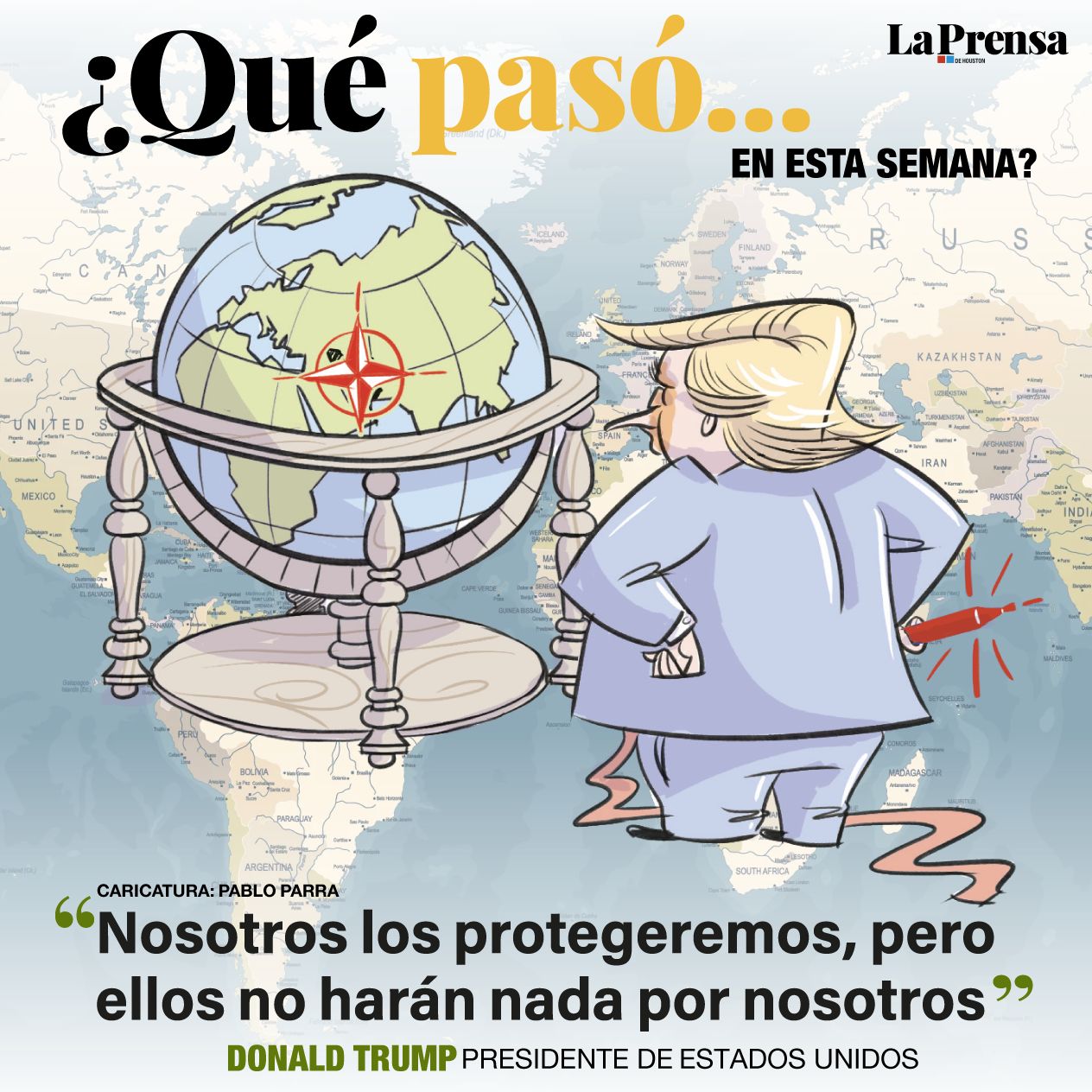 Caricatura de la semana en La Prensa de Houston