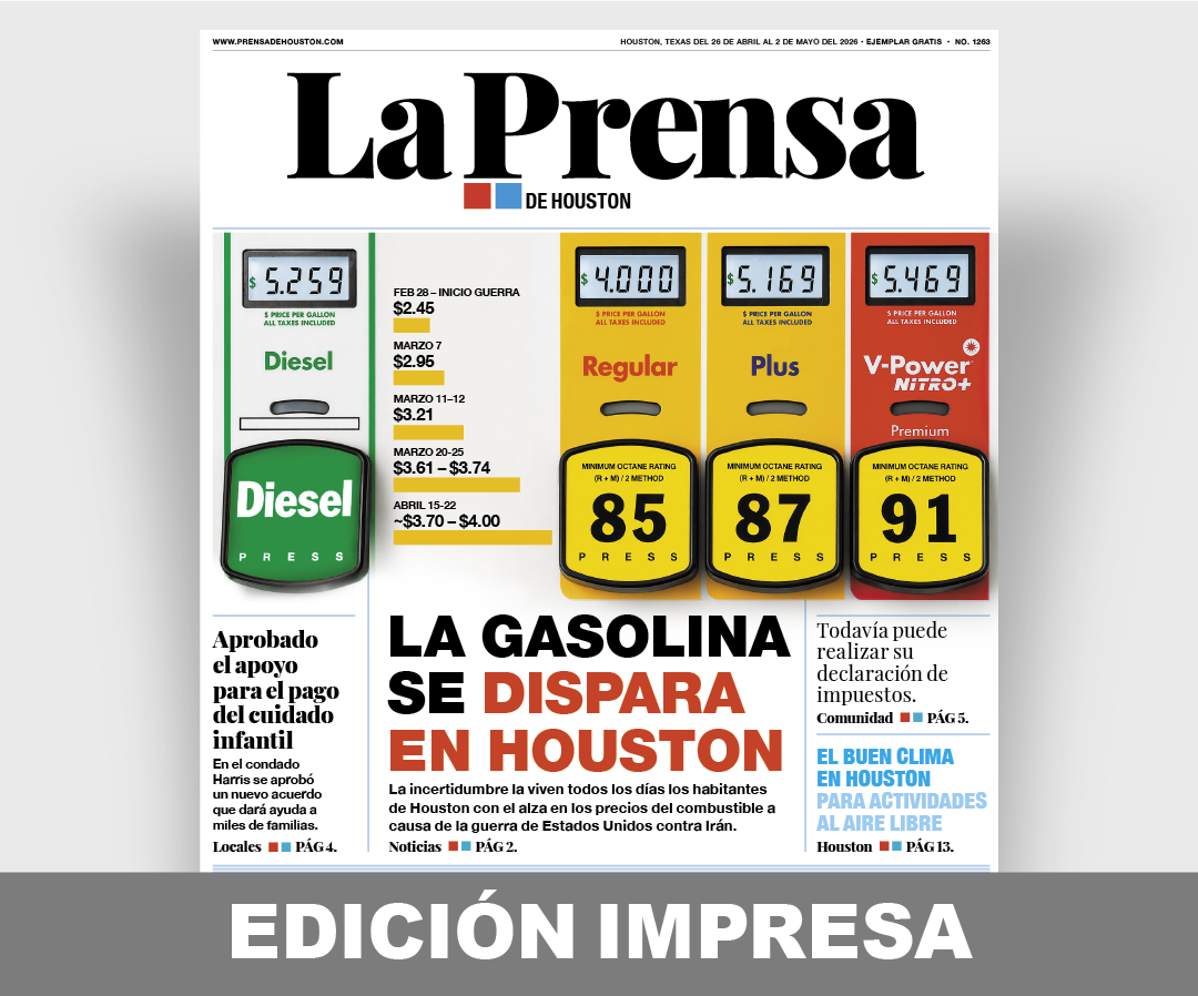 Edición impresa de La Prensa de Houston
