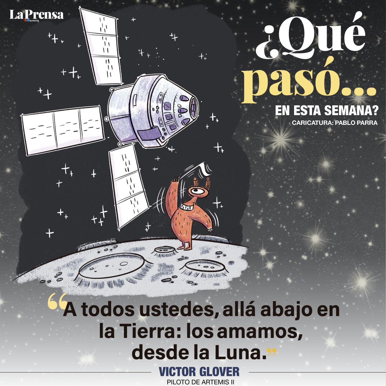 Caricatura de la semana en La Prensa de Houston