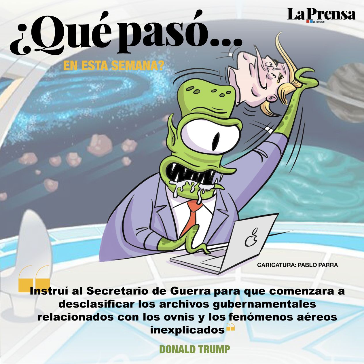 Caricatura de la semana en La Prensa de Houston