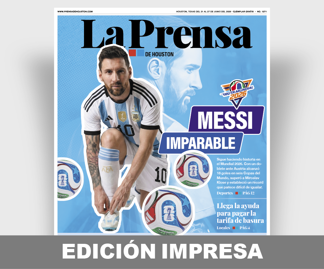 Edición impresa de La Prensa de Houston