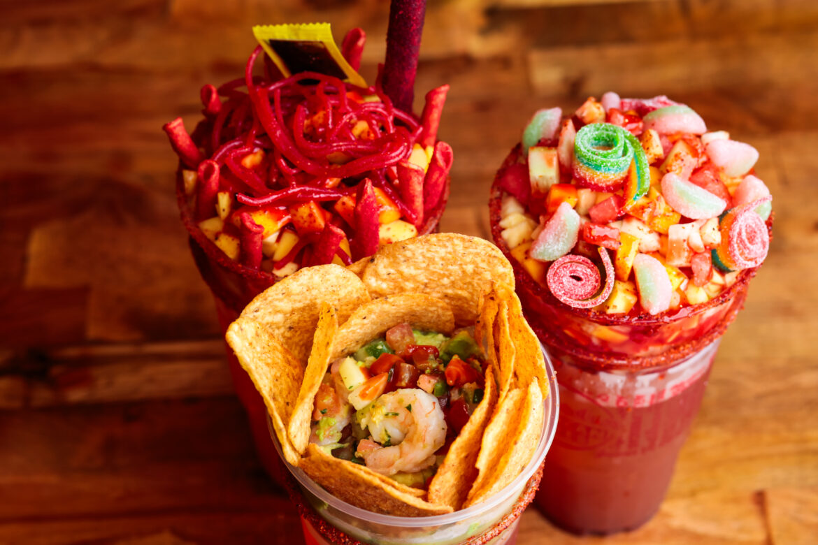 Micheladas Preparadas at Gaspachos Lyons. Photo by Marco Torres