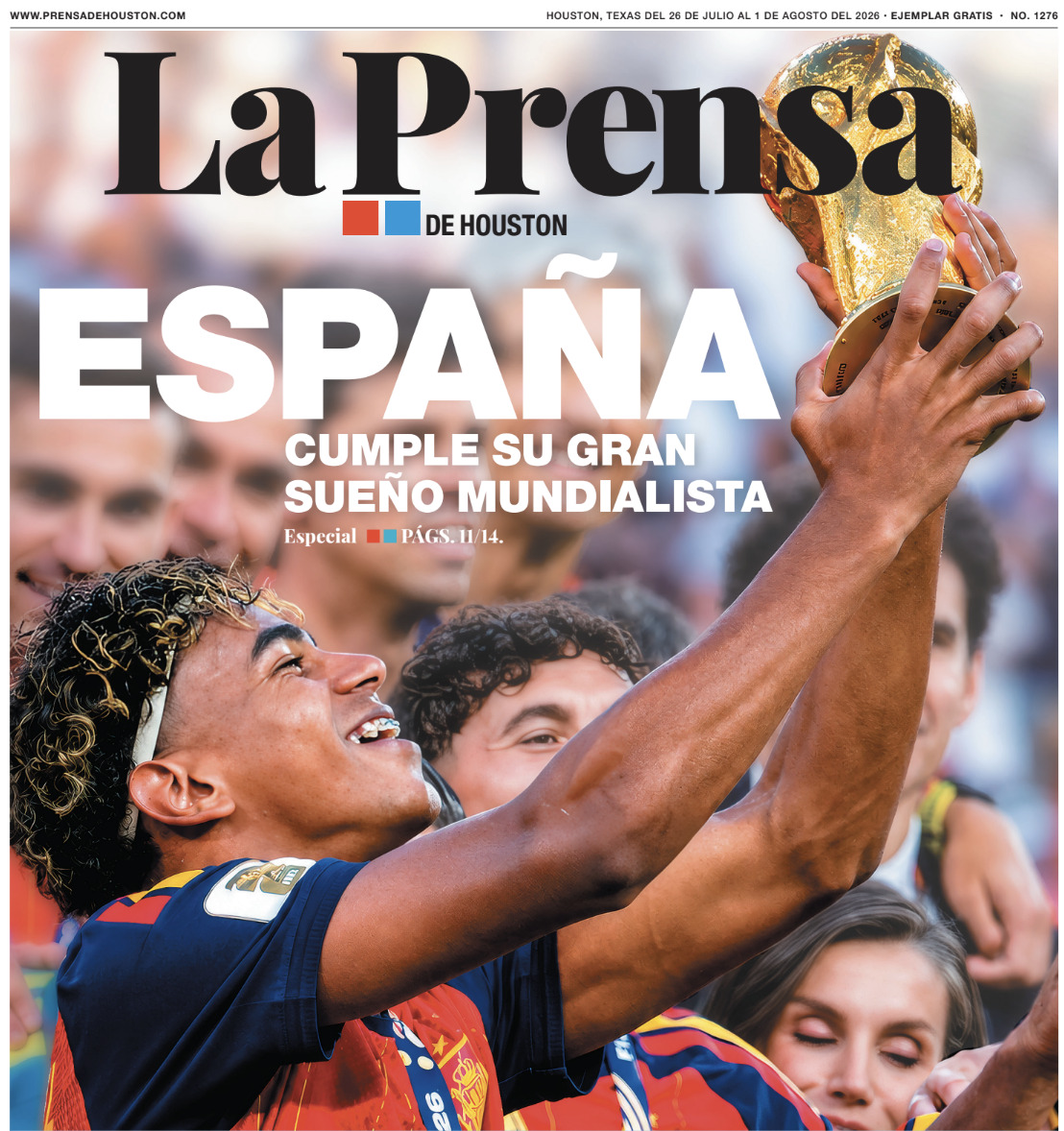 Edición impresa de La Prensa de Houston