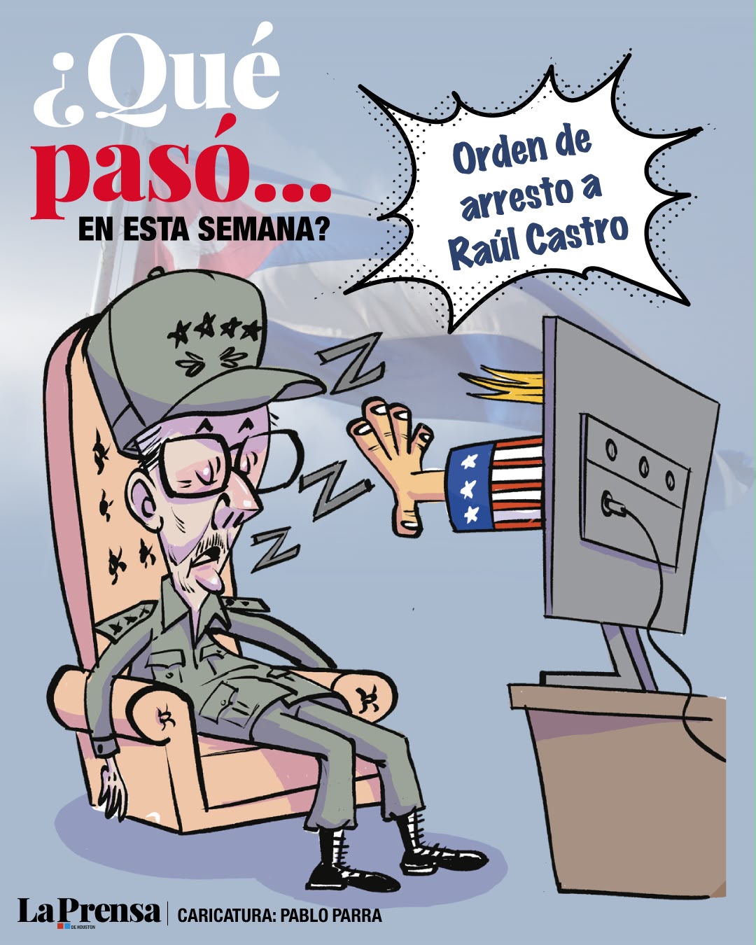Caricatura de la semana en La Prensa de Houston